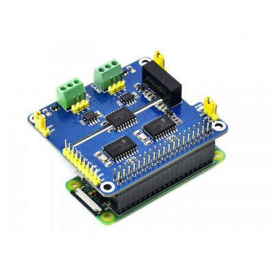 An Waveshare 2-Channel Isolated CAN Expansion HAT for Raspberry Pi, Dual Chips Solution