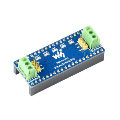 An Waveshare 2-Channel UART To RS232 Module for Raspberry Pi Pico, SP3232EEN Transceiver