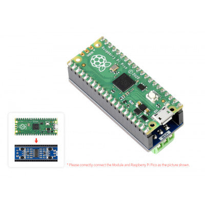 An Waveshare 2-Channel UART To RS232 Module for Raspberry Pi Pico, SP3232EEN Transceiver