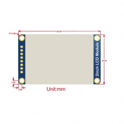 An Waveshare 2 Inch LCD Display Module 240x320