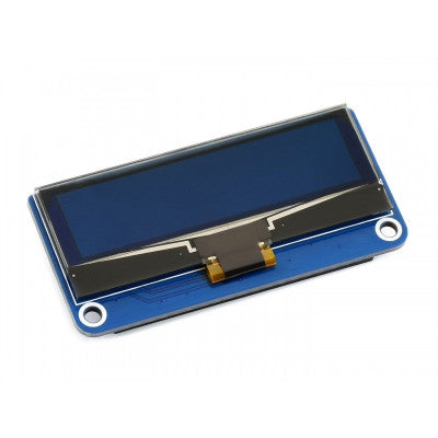 An Waveshare 5.6 CM (2.23 inch) 128x32 OLED Display HAT for Raspberry Pi