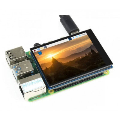 An Waveshare 2.8 Inch 480 x 640 DPI IPS Capacitive Touch Screen LCD for Raspberry Pi