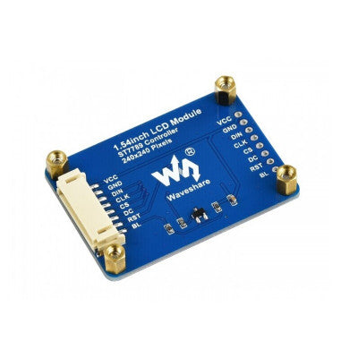 An Waveshare 240×240, General 1.54inch LCD Display Module, IPS, 65K RGB