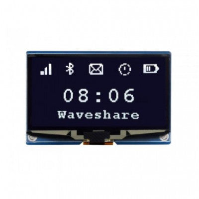 An Waveshare 2.42inch OLED Display Module, 12864 Resolution, SPI / I2C Communication