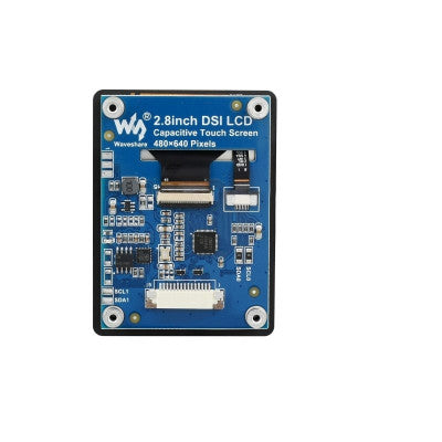 An Waveshare 2.8inch Capacitive Touch Display for Raspberry Pi, 480640, DSI, IPS, Fully Laminated Screen