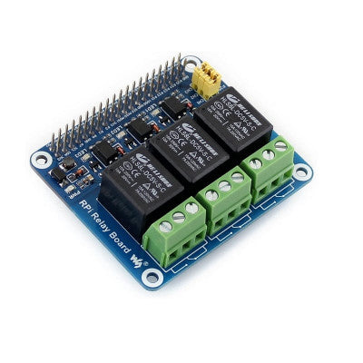 An Waveshare 3 Channel Relay HAT Smart Home for Raspberry Pi 3