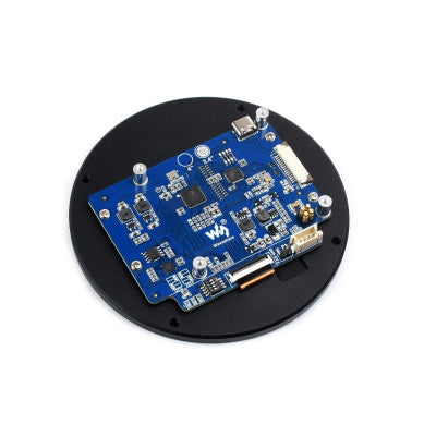 An Waveshare 3.4inch DSI Round Touch Display, 800 800, IPS, 10-Point Touch