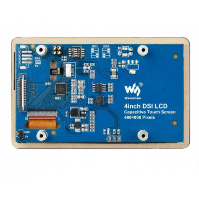 An Waveshare 4inch Capacitive Touch Display for Raspberry Pi, 480x800, DSI Interface, IPS, Fully Laminated Screen
