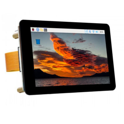 An Waveshare 4inch Capacitive Touch Display for Raspberry Pi, 480x800, DSI Interface, IPS, Fully Laminated Screen