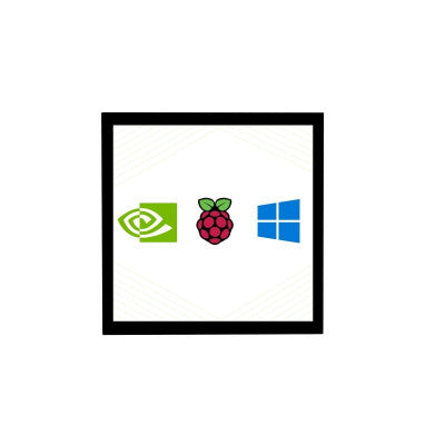 An Waveshare 4inch HDMI Capacitive Touch IPS LCD Display (C), 720720, Fully Laminated Screen