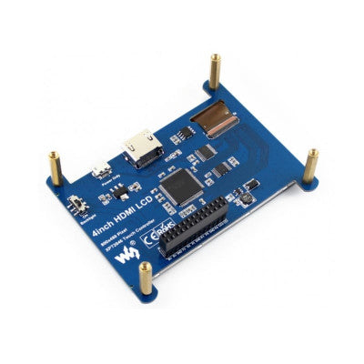 An Waveshare 4 inch HDMI IPS 480x800 Resistive Touch Screen LCD