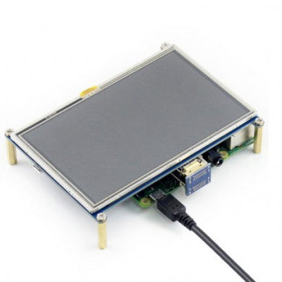 An Waveshare 5 Inch Resistive HDMI LCD Display 800x480