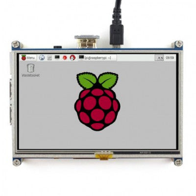 An Waveshare 5 Inch Resistive HDMI LCD Display 800x480