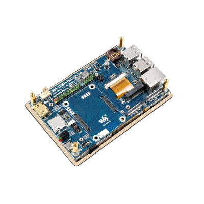 An Waveshare 5? Touch Screen Expansion for Raspberry Pi CM4 PoE Header Gigabit Ethernet 4K Output