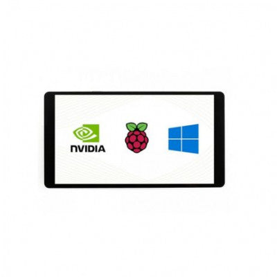 An Waveshare 5.5inch 1080x1920 HDMI AMOLED Capacitive Touch Screen with Case