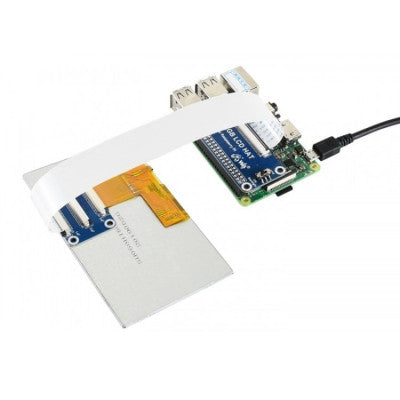 An Waveshare 5inch Display for Raspberry Pi, 800x480, DPI Interface, IPS, No Touch