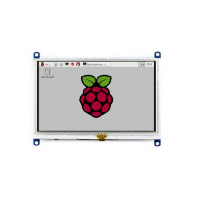 An Waveshare 5inch Resistive Touch Screen LCD (B), 800x480, HDMI, Low Power Consumption