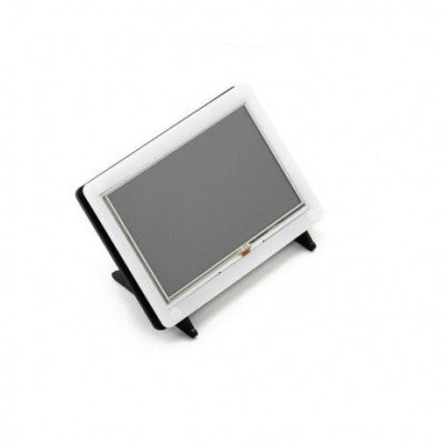 An Waveshare 12.7 CM (5 inch) Resistive Touch Screen LCD (B) 800 x 480 with Bicolor Case