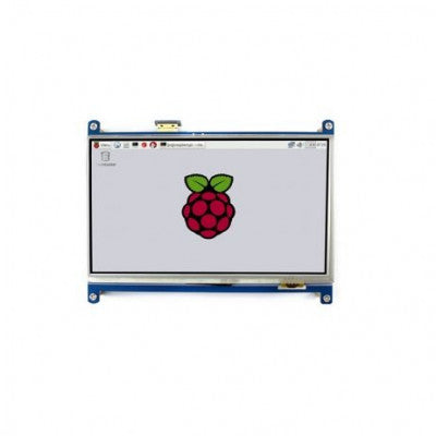 An Waveshare 18 cm (7 Inch) Resistive HDMI LCD Display 1024x600