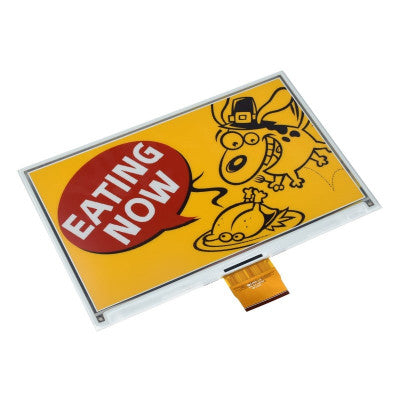 An Waveshare 7.3inch e-Paper (G) raw display 800480 SPI Interface