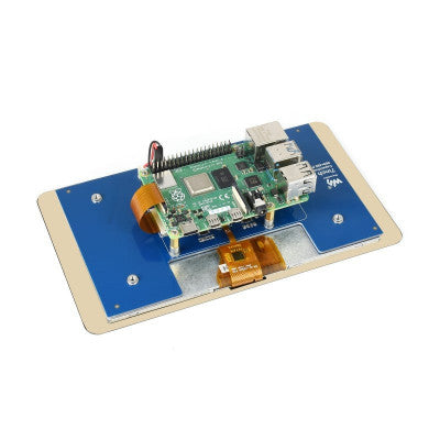 An Waveshare 7inch 1024x600 Capacitive Touch Display for Raspberry Pi, DSI Interface