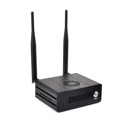 An Waveshare Aluminum Alloy Case For Jetson Orin, With Camera Holder, Suitable for Jetson Orin Nano And Jetson Orin NX Kits