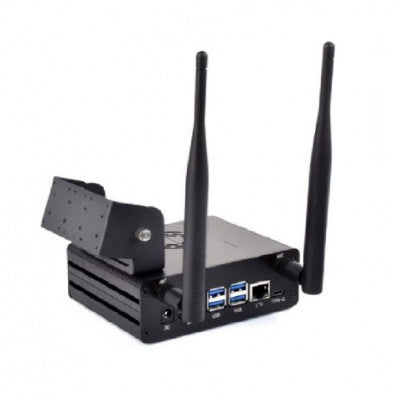 An Waveshare Aluminum Alloy Case For Jetson Orin, With Camera Holder, Suitable for Jetson Orin Nano And Jetson Orin NX Kits