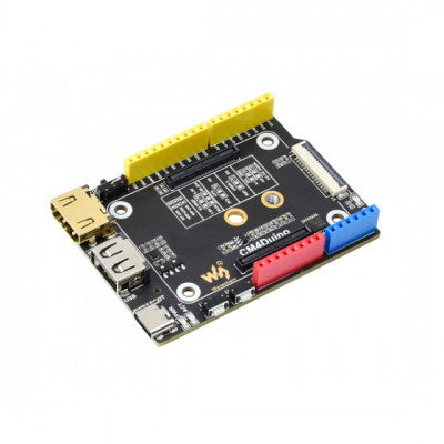 An Waveshare Arduino Compatible Base Board For Raspberry Pi Compute Module 4, HDMI, USB, M.2 Slot