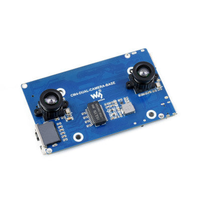 An Waveshare Binocular Camera Base Board Designed for Raspberry Pi Compute Module 4, Interface Expander included