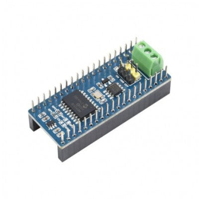 An Waveshare CAN bus Module (B) for Raspberry Pi Pico, enabling long range communication through SPI