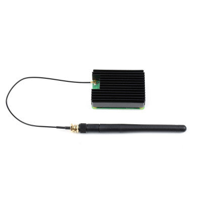 An Waveshare Dedicated Aluminum Heatsink for Raspberry Pi Compute Module 4 CM4 with Antenna Notch