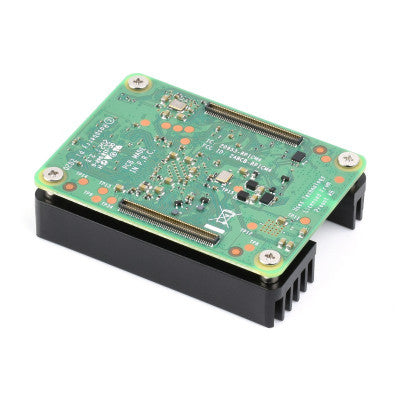 An Waveshare Dedicated Aluminum Heatsink for Raspberry Pi Compute Module 4 CM4 with Antenna Notch