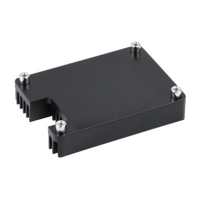 An Waveshare Dedicated Aluminum Heatsink for Raspberry Pi Compute Module 4 CM4 with Antenna Notch