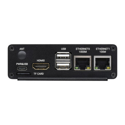 An Waveshare Dual ETH Mini-Computer For Raspberry Pi Compute Module 4 (Without Power Adapter)