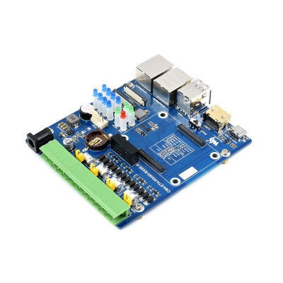 An Waveshare Dual ETH Quad RS485 Base Board (B) for Raspberry Pi Compute Module 4