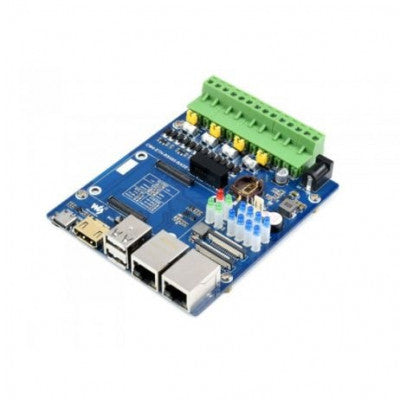An Waveshare Dual ETH Quad RS485 Base Board (B) for Raspberry Pi Compute Module 4