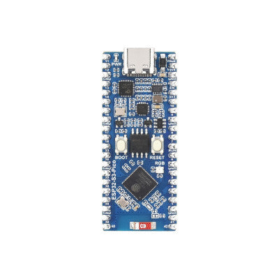 An Waveshare ESP32-S3 Microcontroller, 2.4 GHz Wi-Fi Development Board, dual-core processor with frequency up to 240 MHz with Pin Header
