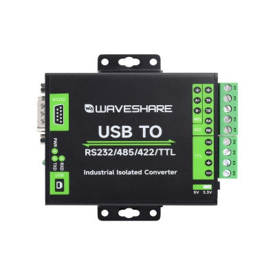 An Waveshare FT232RNL USB TO RS232/TTL Interface Converter, Industrial Isolation