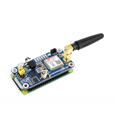 An Waveshare GSM/GPRS/GNSS/Bluetooth HAT for Raspberry Pi