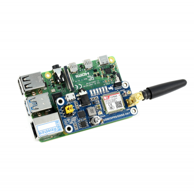 An Waveshare GSM/GPRS/GNSS/Bluetooth HAT for Raspberry Pi
