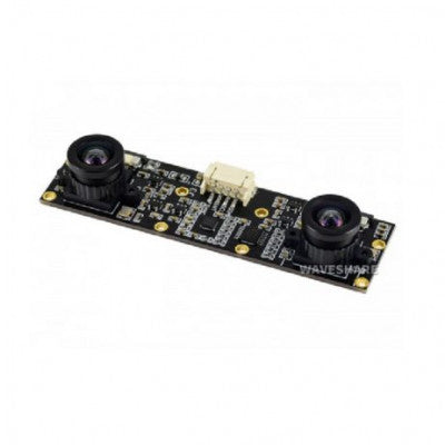 An Waveshare IMX219-83 Stereo Camera, 8MP Binocular Camera Module, Depth Vision