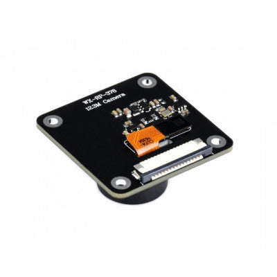 An Waveshare IMX378-190 Fisheye Lens Camera for Raspberry Pi, 12.3MP, Wider Field Of View