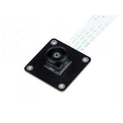 An Waveshare IMX378-190 Fisheye Lens Camera for Raspberry Pi, 12.3MP, Wider Field Of View