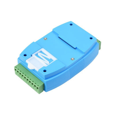 An Waveshare Industrial-grade Isolated 8-ch RS485 Hub, Rail-mount Support, Wide Baud Rate Range