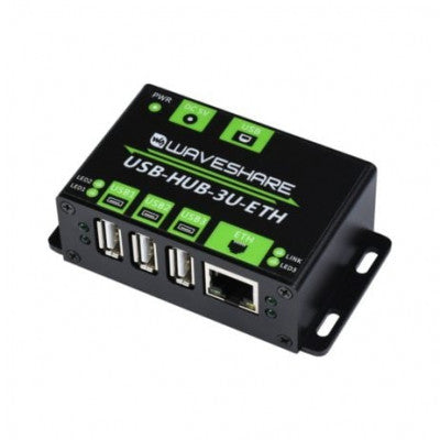 Waveshare Industrial Grade Multifunctional USB HUB, Extending 3x USB p ...
