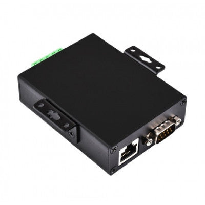 An Waveshare Industrial Grade Serial Server RS232/485 To WiFi and Ethernet, Modbus Gateway, MQTT Gateway, Metal Case RJ45 network port