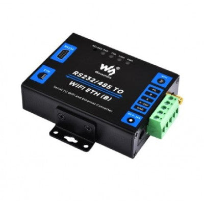 Waveshare Industrial Grade Serial Server RS232/485 To WiFi and Etherne ...