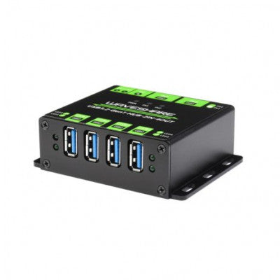 An Waveshare Industrial grade USB HUB, Switchable dual hosts, Multi Protections