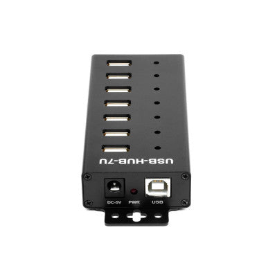 An Waveshare Industrial Grade USB HUB, Extending 7x USB 2.0 Ports