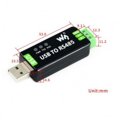 An Waveshare Industrial USB to RS485 Converter